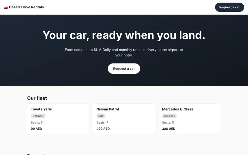 Desert Drive Rentals
