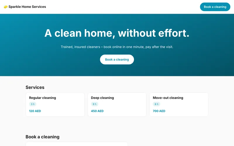 Sparkle Home Services