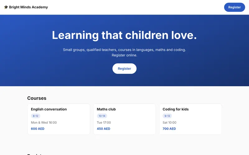 Bright Minds Academy