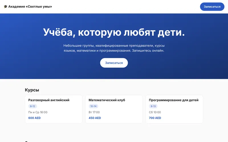 Академия «Светлые умы»