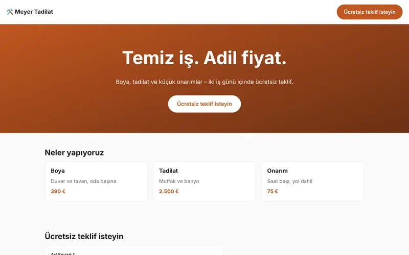 Meyer Tadilat